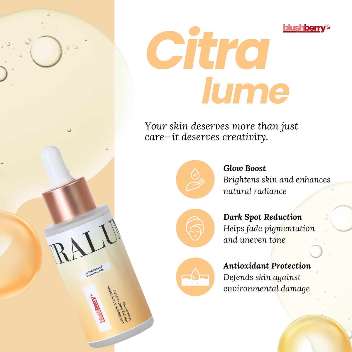 Citralume 10% Vitamin C Face Serum – Brightening Serum for Dull Skin, Dark Spots & Uneven Skin Tone — photo 2