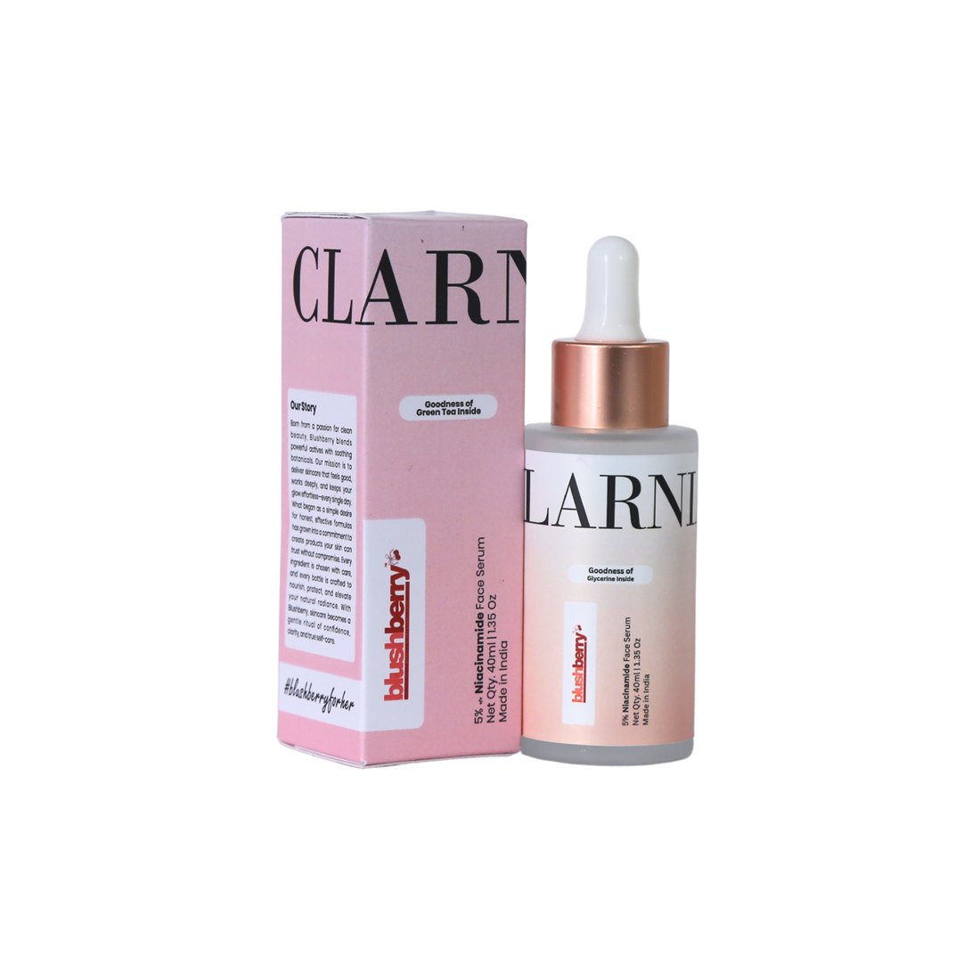 Clarnia Niacinamide Face Serum – Brightening & Pore Care Serum for Oily, Acne-Prone & Uneven Skin