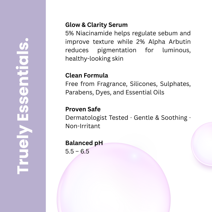 Claribliss 5% Niacinamide + 2% Alpha Arbutin Bright Balance Serum