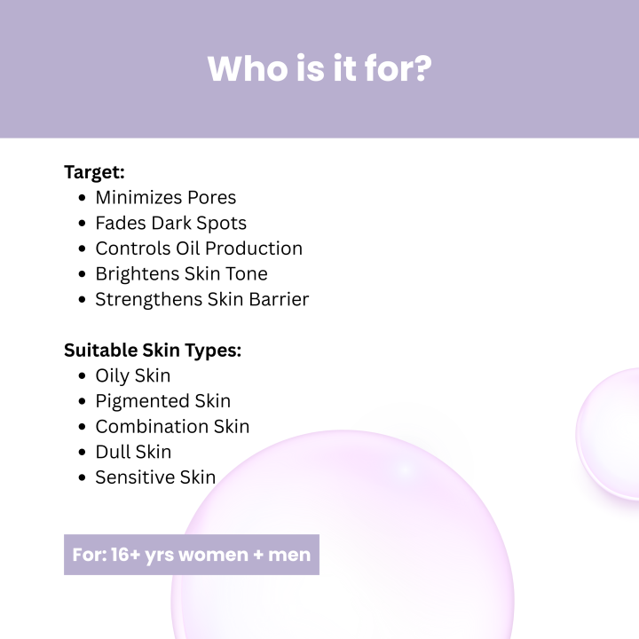 Claribliss 5% Niacinamide + 2% Alpha Arbutin Bright Balance Serum